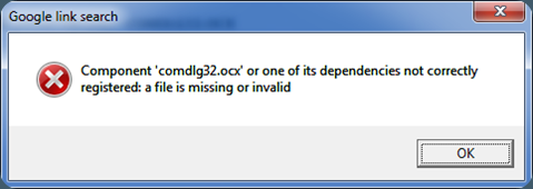 comdlg32.ocx missing error 