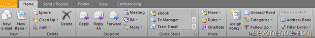 outlook black theme