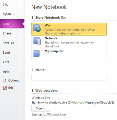 Sync OneNote to SkyDrive